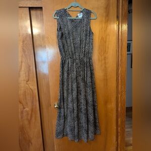 Studio Monochrome Animal Print Maxi Dress